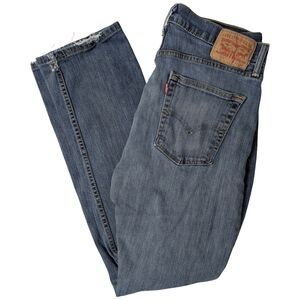 Vintage Y2K Levi’s 513 Jeans | 33 x 31.5 | Slim Straight | Early 2000s Denim